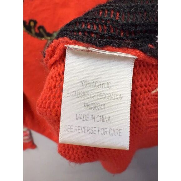 Self Esteem Sweaters Christmas Red Pugly Xmas Sweater Women's Plus Size 3X - Picture 4 of 7